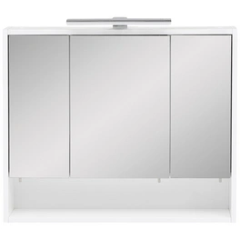 Spiegelschrank »Kimi«, BxHxT: 70 x 60,5 x 16 cm, 3-türig, weiß