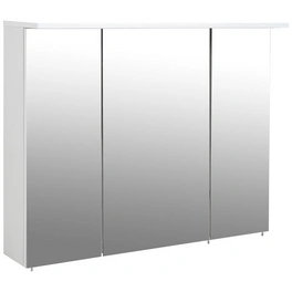 Spiegelschrank »Profil«, BxHxT: 100 x 71 x 16 cm, 3-türig, weiß
