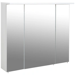 Spiegelschrank »Profil«, BxHxT: 80 x 71 x 16 cm, 3-türig, weiß