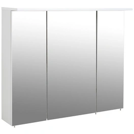 Spiegelschrank »Profil«, BxHxT: 90 x 71 x 16 cm, 3-türig, weiß