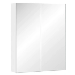 Spiegelschrank, weiß, Holz, BxHxT: 60 x 75 x 15 cm