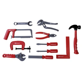 Spiel-Werkzeug, rot/schwarz/grau, Kunststoff