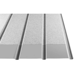 Stahltrapezprofil BxL: 1140 x 2000 mm, Stärke: 0,5 mm, Stahl, silberfarben