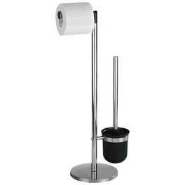 Stand-WC-Garnitur »Parus«, Edelstahl/Kunststoff, schwarz