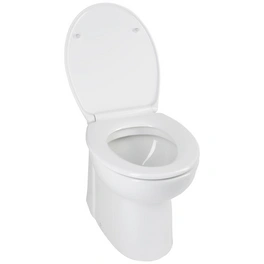 Stand-WC-Komplettset »waterGenie«, Tiefspüler, weiß, mit Spülrand