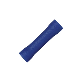Stoßverbinder, 50 Stk., Kunststoff, blau