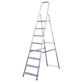 Stufen-Stehleiter »CORDA«, 8 Sprossen, Aluminium