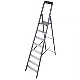 Stufen-Stehleiter »MONTO«, 8 Sprossen, Aluminium