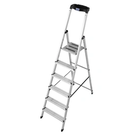 Stufen-Stehleiter »MONTO Safety«, 6 Sprossen, Aluminium