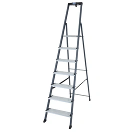 Stufen-Stehleiter »MONTO Securo«, 7 Sprossen, Aluminium