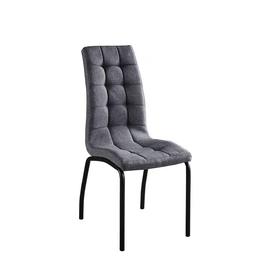 Stuhl, Höhe: 103 cm, hellgrau/schwarz, 2 stk