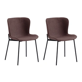Stuhl, Höhe: 79 cm, rot/schwarz, 2 stk