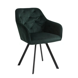 Stuhl, Höhe: 85 cm, tannengruen/schwarz