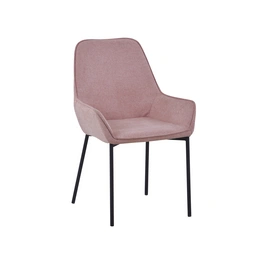 Stuhl, Höhe: 89 cm, rose/schwarz, 2 stk