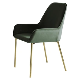 Stuhl, Höhe: 90 cm, grün/goldfarben, 2 stk