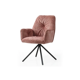 Stuhl, Höhe: 90 cm, rose/schwarz