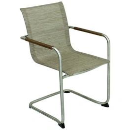 Stuhl-Set »Nova«, 4 Sitzplätze, Edelstahl/Kunststoff