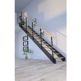 Systemtreppe »Kos«, Metall, 14 Stufen, max. Geschosshöhe 300 cm