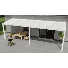 Terrassenüberdachung »Expert«, BxT: 300 x 200 cm, weiß / RAL9016