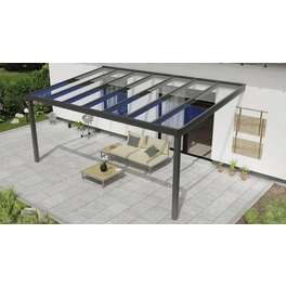 Terrassenüberdachung »Expert«, BxT: 500 x 300 cm, anthrazit / RAL7016, Glasdach