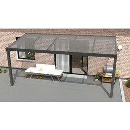 Terrassenüberdachung »Expert«, BxT: 500 x 300 cm, grau / RAL9007