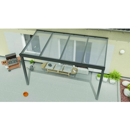 Terrassenüberdachung »Expert«, BxT: 600 x 450 cm, weiß / RAL9016