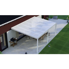 Terrassenüberdachung »Legend«, BxT: 600 x 450 cm, weiß / RAL9016