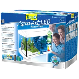 Tetra AquaArt LED Aquarium Komplett-Set Weiß 60L
