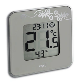 Thermo-Hygrometer, Breite: 10,5 cm, Temperaturbereich: -20 bis 50 °C