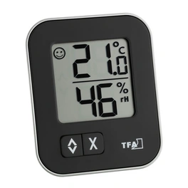 Thermo-Hygrometer, Breite: 5,7 cm, Temperaturbereich: 0 bis 50 °C