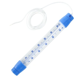 Thermometer, transparent/blau, Kunststoff