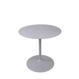 Tisch, BxH: 80 x 75 cm, Metall/Mitteldichte Faserplattte