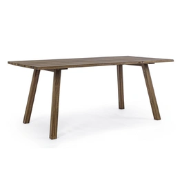 Tisch »Glasgow«, BxHxL: 90 x 75 x 180 cm, Tischplatte: Akazienholz