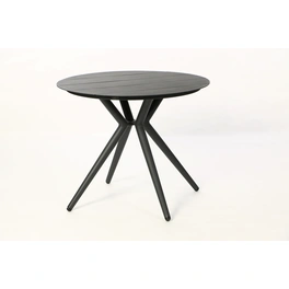 Tisch, ØxH: 90 x 75 cm, Tischplatte: Aluminium