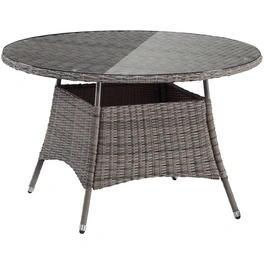 Tisch »Riviera«, ØxH: 120 x 74 cm, Tischplatte: Kunststoff