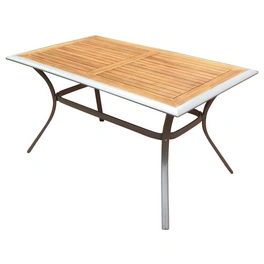 Tisch »Siena«, BxHxL: 80 x 76 x 140 cm, Tischplatte: Akazienholz