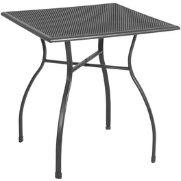 Tisch »Toulouse«, BxHxT: 70 x 74 x 70 cm, Tischplatte: Stahl
