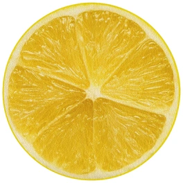 Tischset »Capri«, rund, Kunstleder, gelb