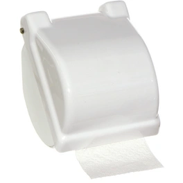 Toilettenpapierhalter, BxL: 15 x 13 cm, weiß