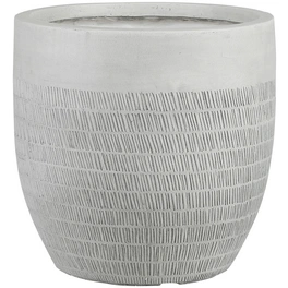 Topf »Mica Country Outdoor Pottery«, Breite: 37 cm, weiß, Metall