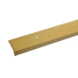 Treppenwinkelprofil »«, goldfarben, 15x40mm, gebohrt