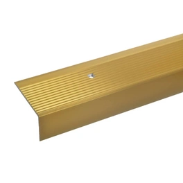 Treppenwinkelprofil »«, goldfarben, 28x50mm, gebohrt