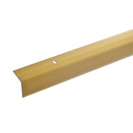 Treppenwinkelprofil »«, goldfarben, 32x30mm, gebohrt