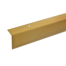 Treppenwinkelprofil »«, goldfarben, 52x30mm, gebohrt