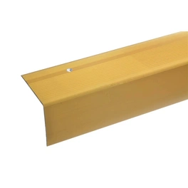 Treppenwinkelprofil »«, goldfarben, 55x69mm, gebohrt