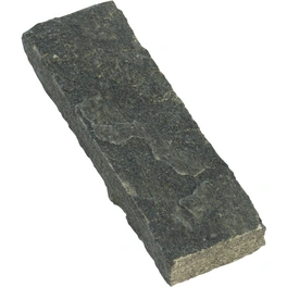 Trittplatte, LxBxH: frei x 10 x 3-5 cm, Quarzit, graugrün