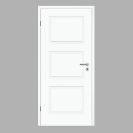 Tür »Lusso 03 design-weiß«, links, 61 x 198,5 cm