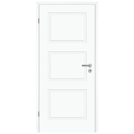 Tür »Lusso 03 design-weiß«, links, 73,5 x 198,5 cm