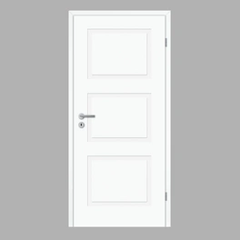 Tür »Lusso 03 design-weiß«, rechts, 61 x 198,5 cm