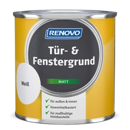 Tür- und Fenstergrund matt, weiß